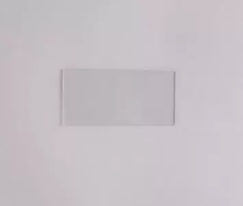 Vidrio transparente para careta