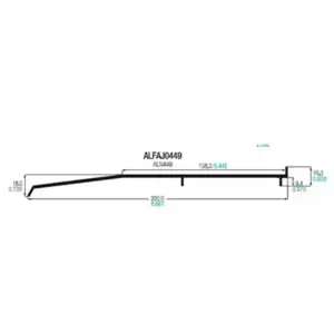 Alfajia de 22 centimetros