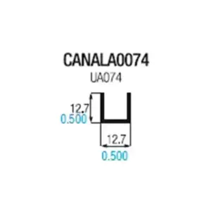 Pisavidrio 1/2 x 1/2