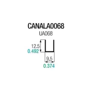 Pisavidrio de 3/8 x 1/2
