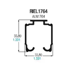 Riel para puerta colgante ducasse