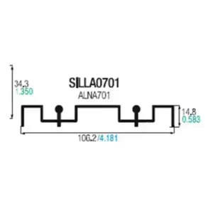 Sillar de empotrar para 7038