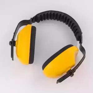 Protector oido tipo copa amarillo