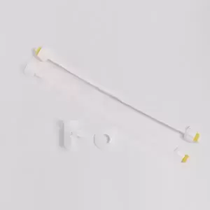 Acople con registro derecho lavamanos 40cms