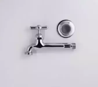 Llave extension manguera cromada