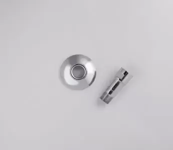 Extension y escudo 1/2 cromado