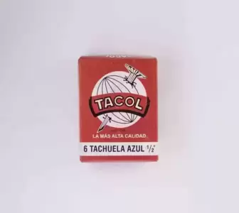 Tachuela azul tapiceria