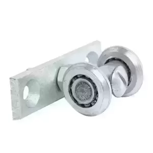 Rodachina doble golgante acero