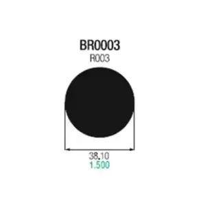 Barra redonda de aluminio 1.1/2