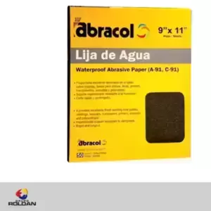 Lija de agua-abraco granos microfinos grupo roldan