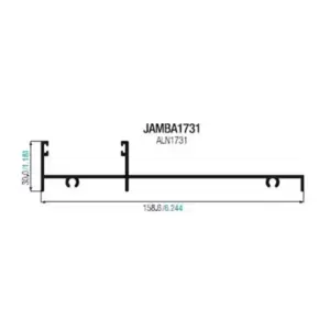 Jamba tres rieles para 7038